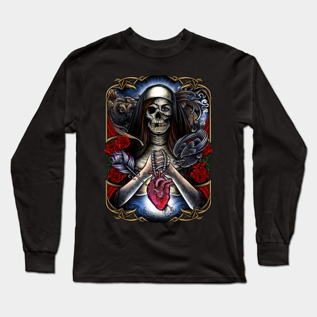 undead nun Long Sleeve T-Shirt by Winya